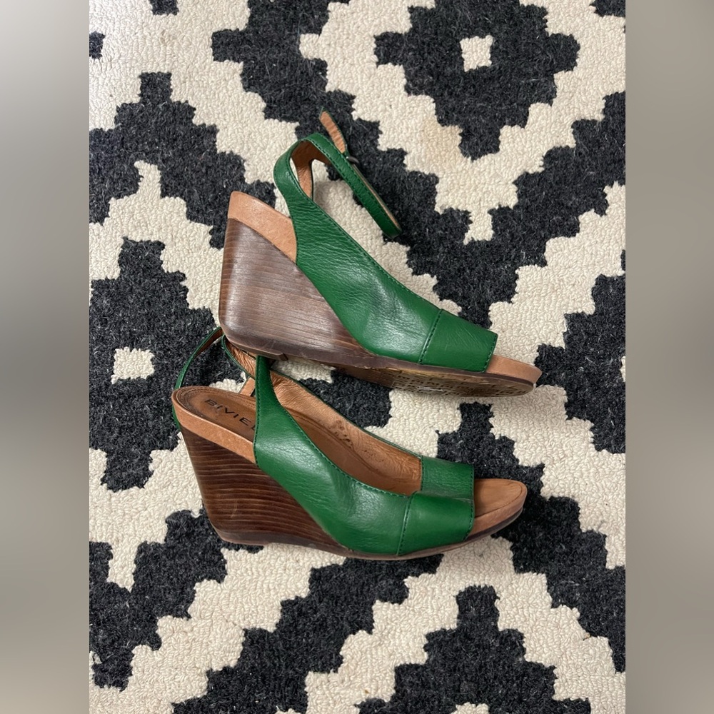 Anthropologie Biviel wedge sandals